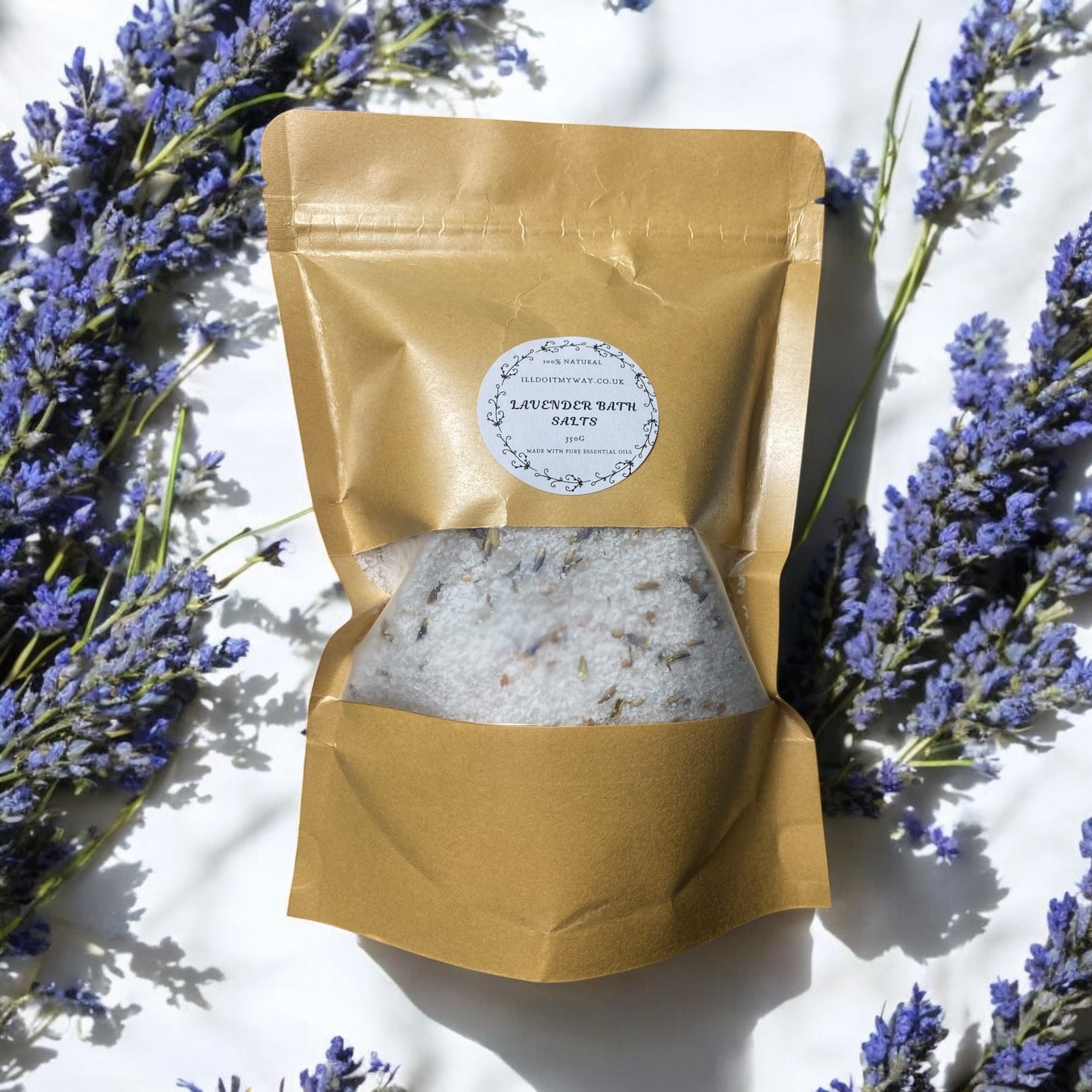 Natural bath salts
