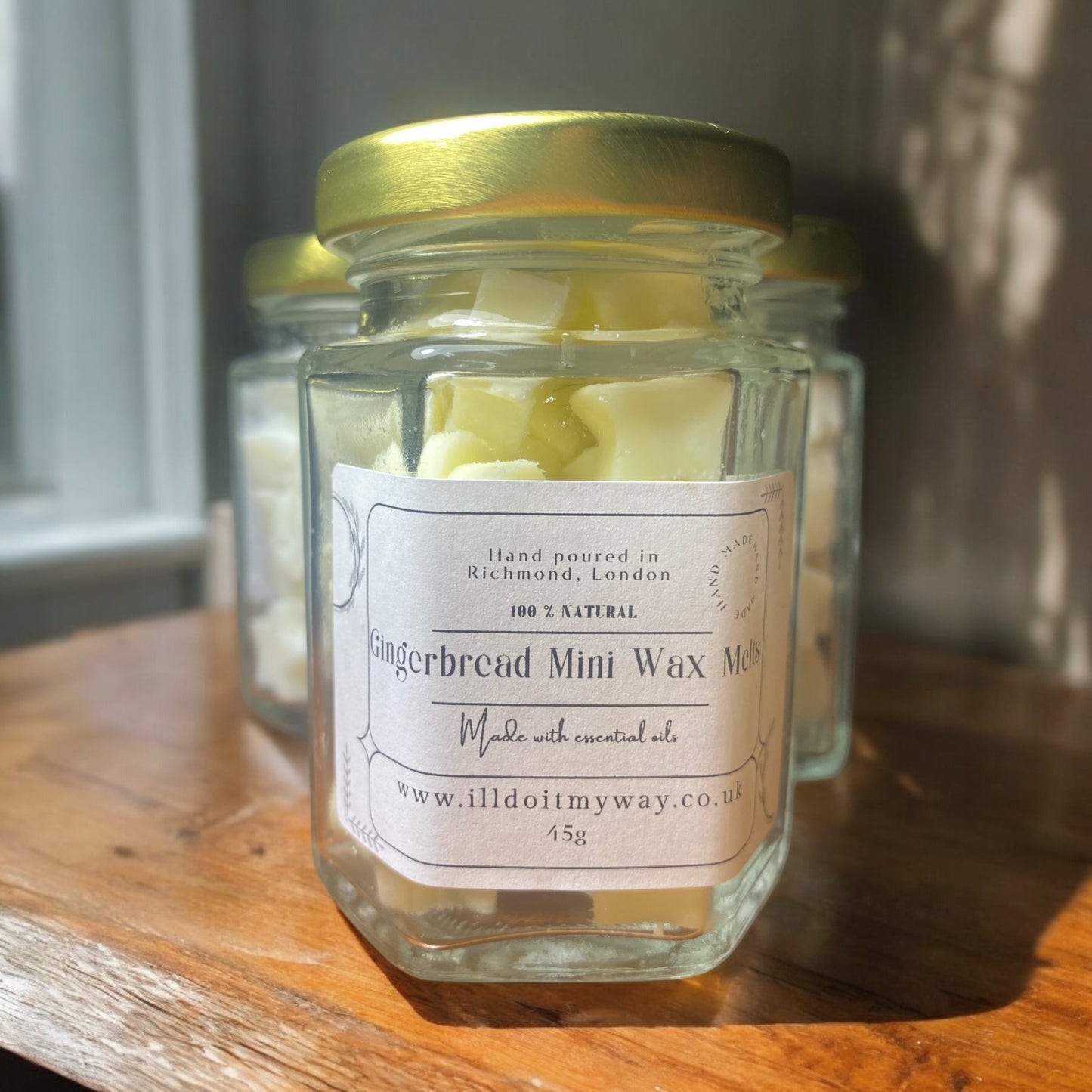Mini wax melts in jar 45g