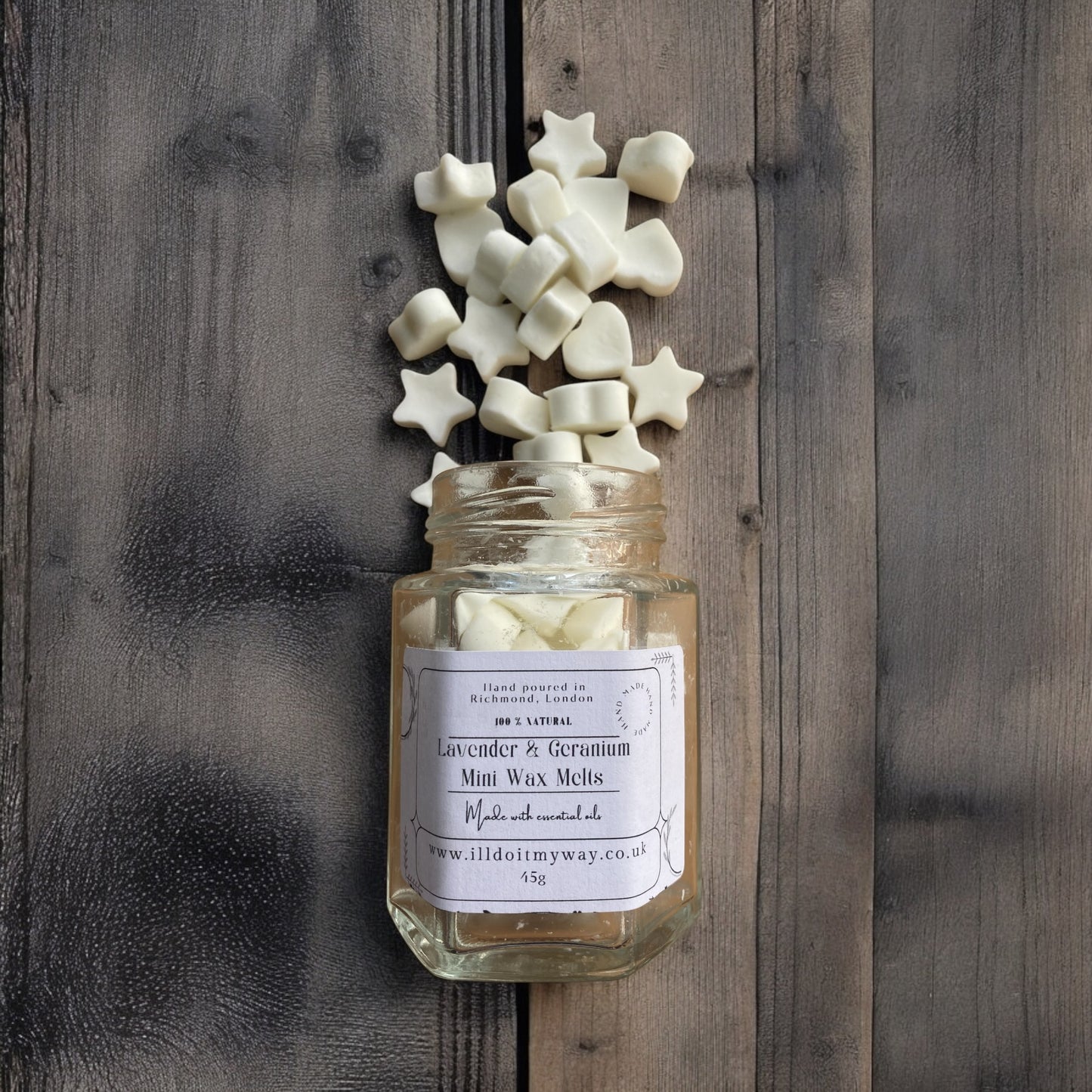 Mini wax melts in jar 45g