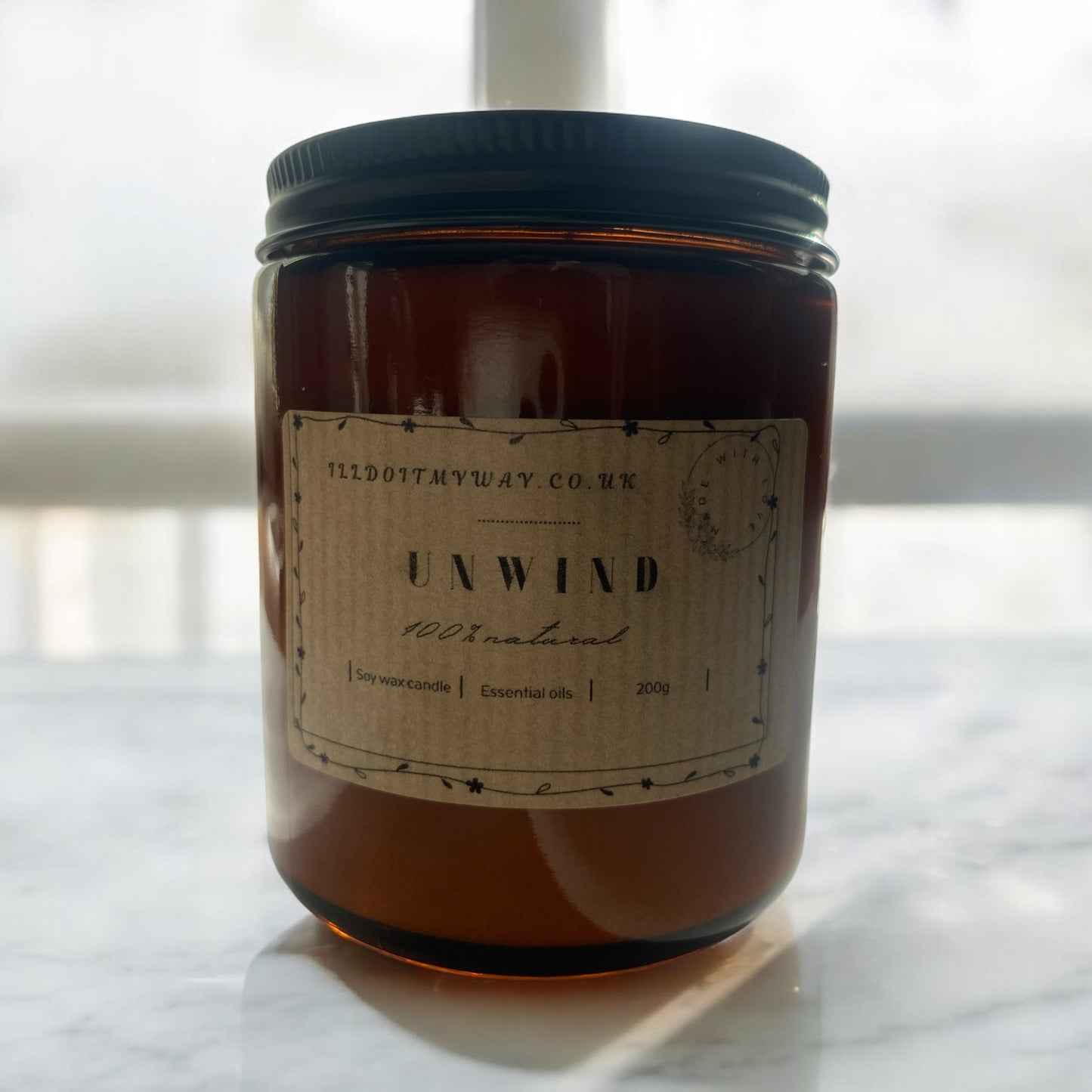 Soy wax candle 200g