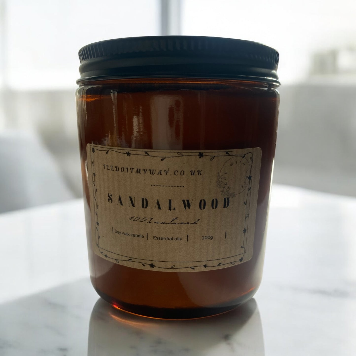 Soy wax candle 200g