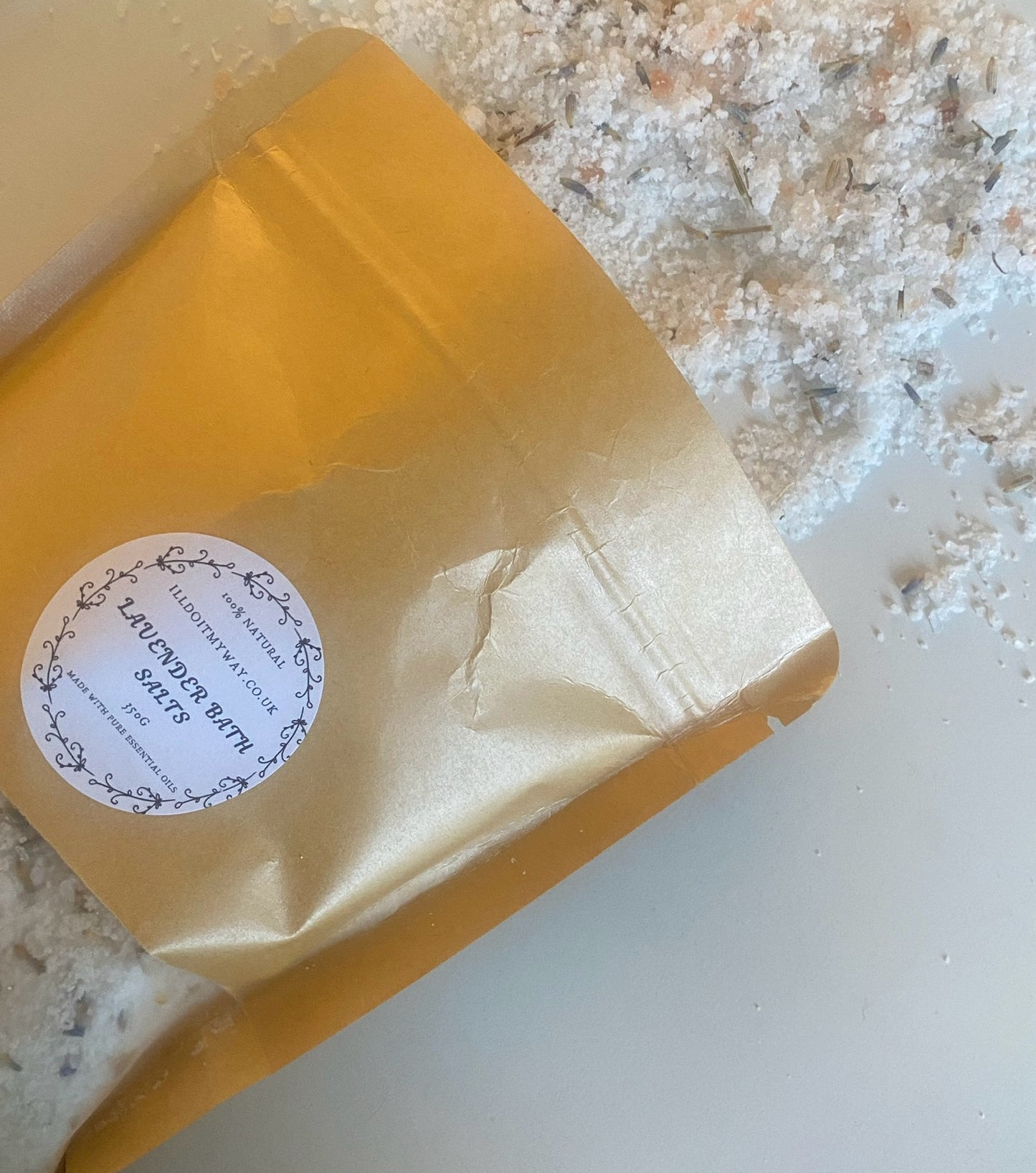 Natural bath salts